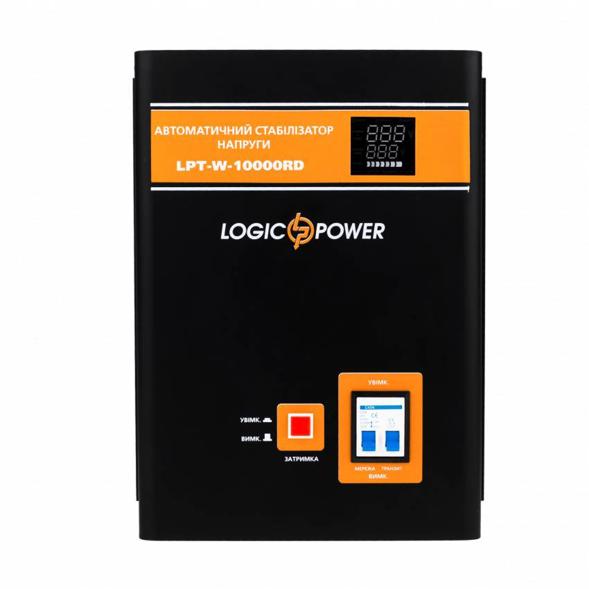 Стабілізатор напруги LPT-W-10000RD BLACK (7000W)-