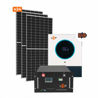 Сонячна електростанція (СЕС) Преміум + 11kW АКБ 11kWh LiFePO4 230 Ah-[articul]