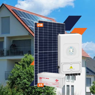 Комплект СЕС DEYE for LP 8 kW GRID - АКБ-9,6 kW Стандарт-[articul]