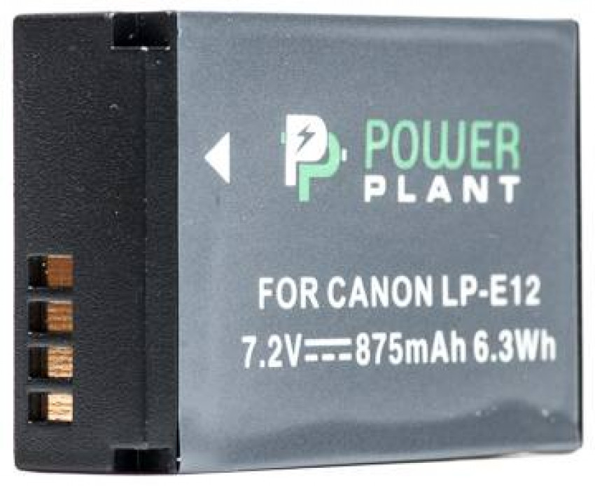 Акумулятор PowerPlant Canon LP-E12 875mAh-DV00DV1311