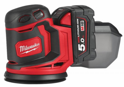 Шліфмашина ексцентрикова M18 BOS125-502B (Li-Ion5Ач) MILWAUKEE 4933464229-[articul]