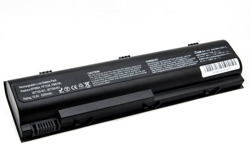 Акумулятор для ноутбуків HP Pavilion DV1000 (HSTNN-IB09, DV1000, 3S2P) 10.8V 5200mAh-NB00000022