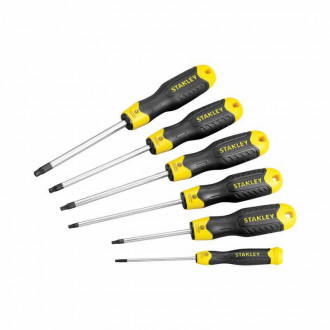 Набір викруток CushionGrip, 5 штук, Torx №: TT5, TT6, TT8, TT10, TT15 STANLEY STHT2-65156-[articul]