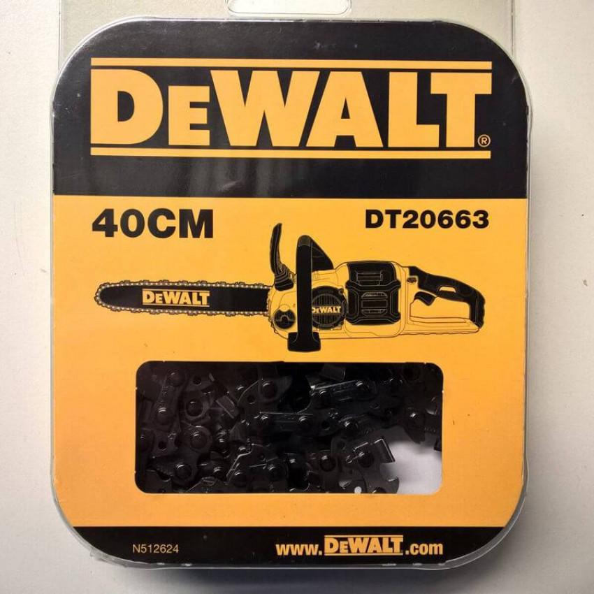 Ланцюг DeWALT DT20663 3/8'', 1.1 мм, 16''/40 см-DT20663