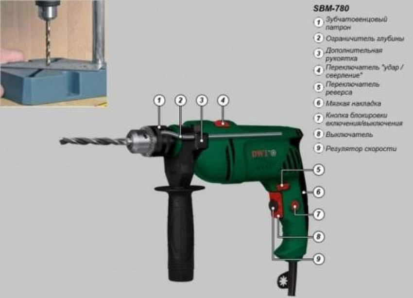 Дриль/шуруповерт DWT SBM-780-SBM-780