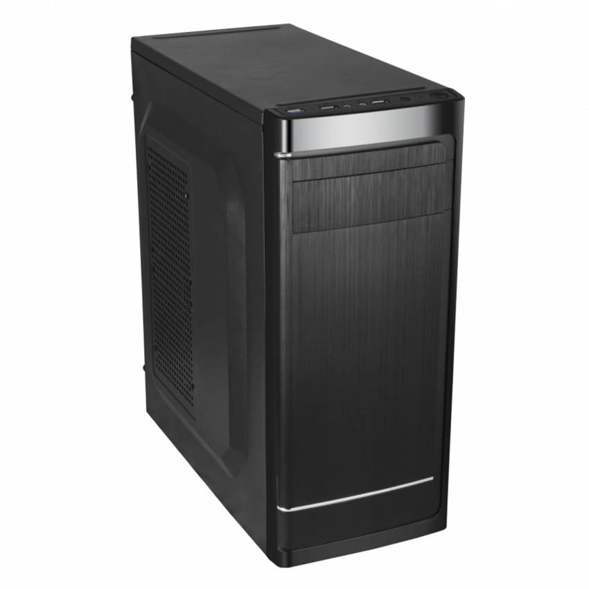 Корпус LP 2106 - 400W 8 см black case chassis cover-