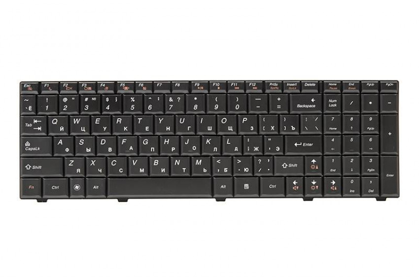 Клавіатура для ноутбука IBM/LENOVO IdeaPad G560, G565 чорний, чорний кадр-KB311545