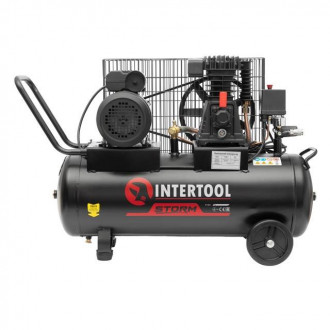 Компресор 50 л, 1.8 кВт, 220 В, 10 aтм, 250 л/хв. INTERTOOL PT-0011-[articul]