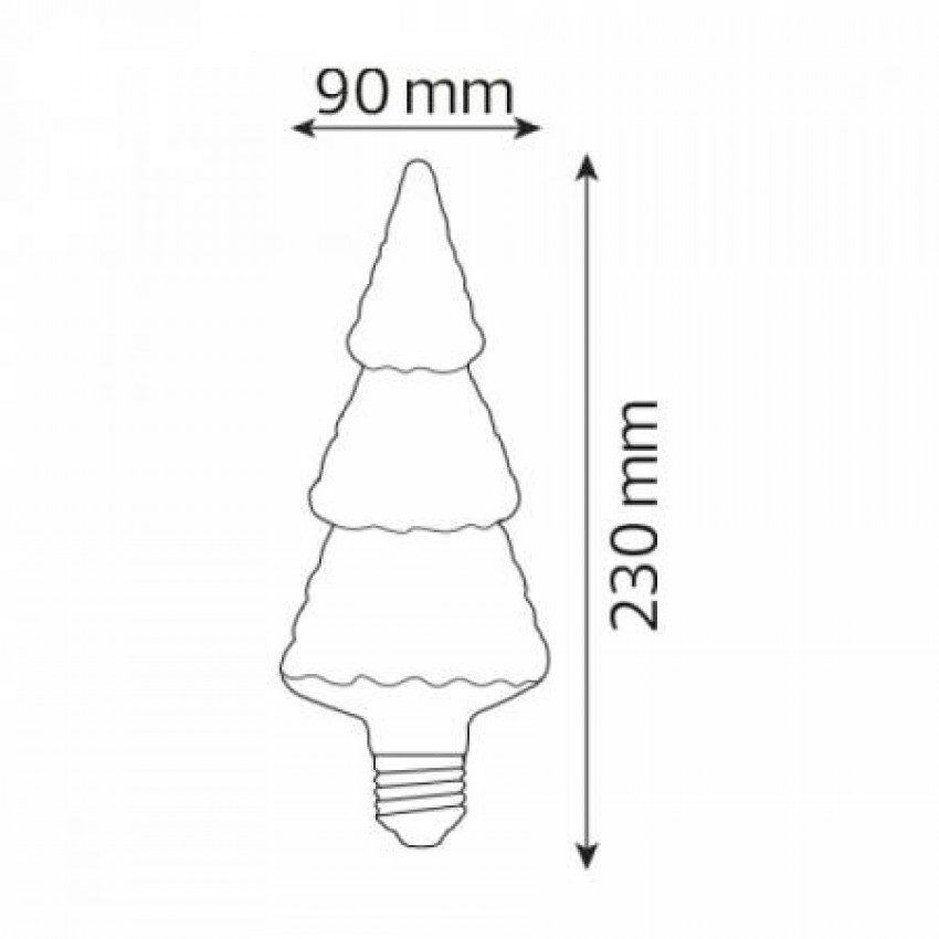 Світлодіодна лампа PINE 2W рожева-001-059-0002-060