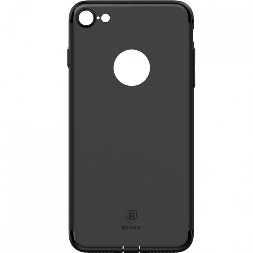 Чохол Baseus для iPhone 8/7 Simple Solid Black (ARAPIPH7-MS01)-