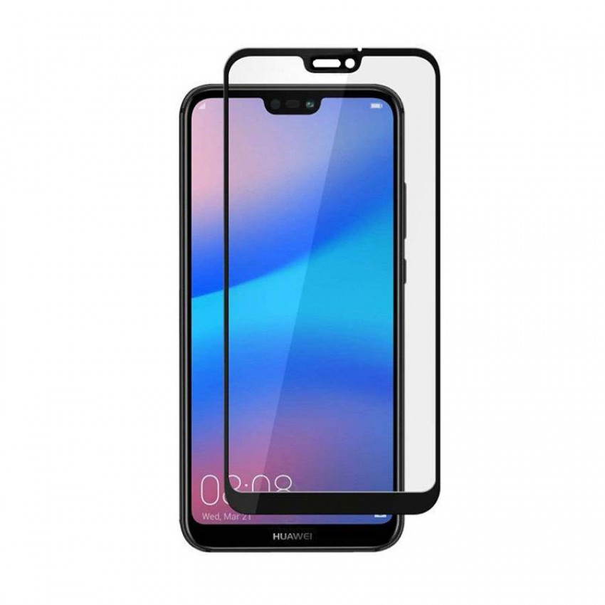 Захисне скло Full screen PowerPlant для Huawei P20 Lite Black-GL604968