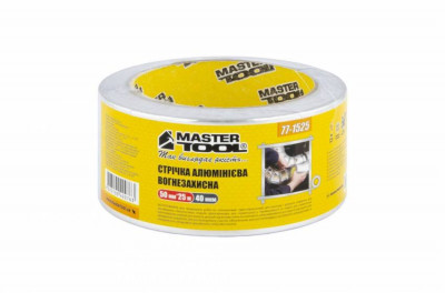 Скотч алюмінієвий MASTERTOOL 50 мм 25 м 77-1525-[articul]