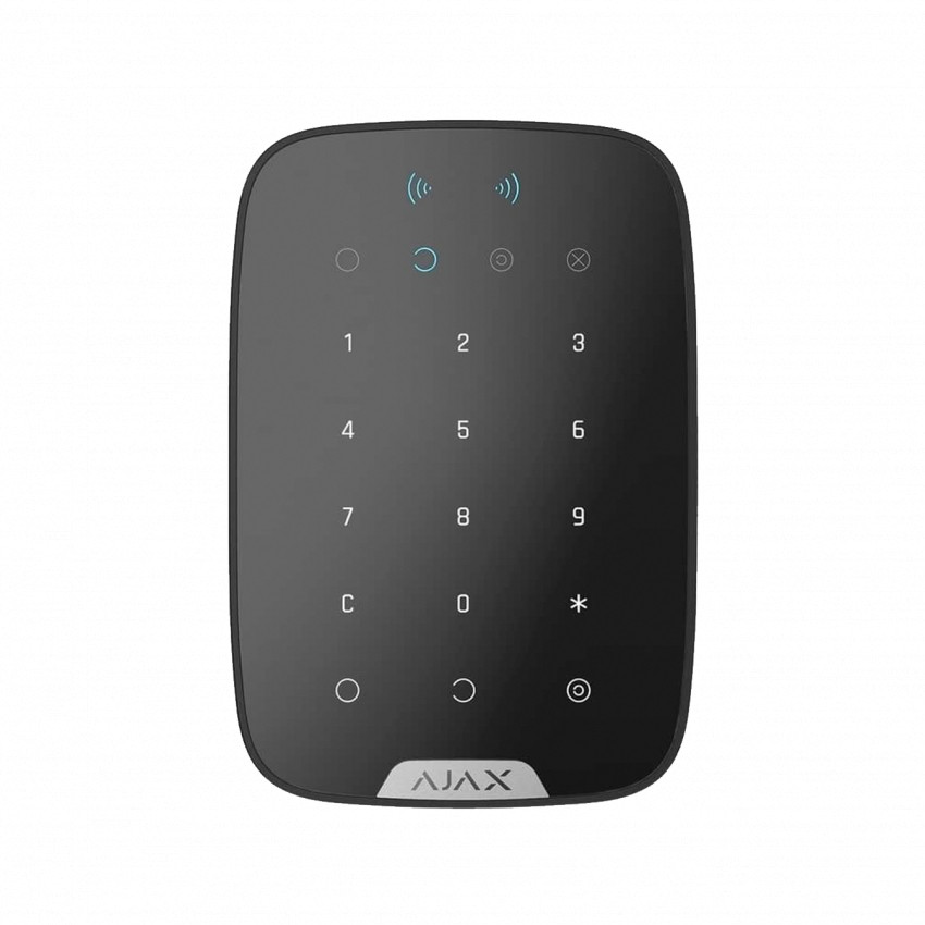 Бездротова сенсорна клавіатура AJAX KeyPad Plus (black)-