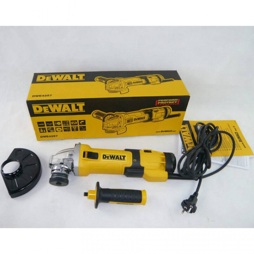 Шліфмашина кутова - болгарка мережева DeWALT DWE4257 1500 Вт-DWE4257