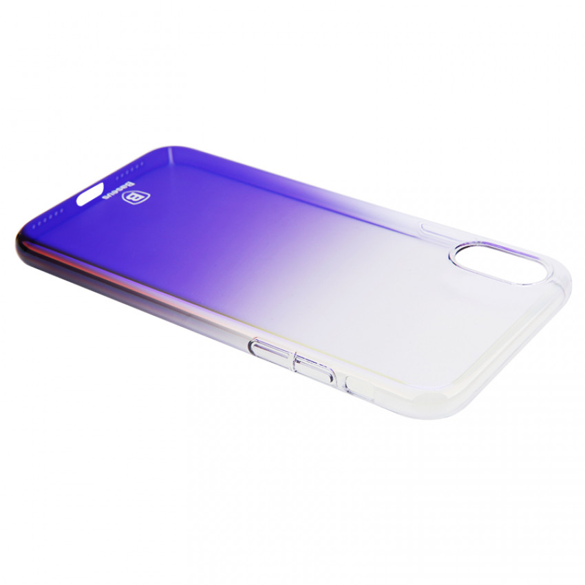 Чохол Baseus для iPhone X/Xs Glaze Purple (WIAPIPHX-GC01)-