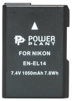 Акумулятор PowerPlant Nikon EN-EL14 Chip 1050mAh-[articul]