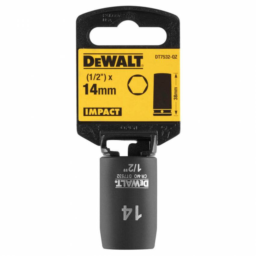 Головка торцева коротка ударна IMPACT DeWALT DT7532-DT7532