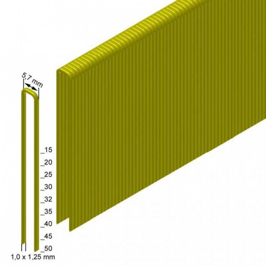 Скоба каркасна (столярна) Prebena типу E-16 (4,8 тис. шт.)-E-16 x 4,8