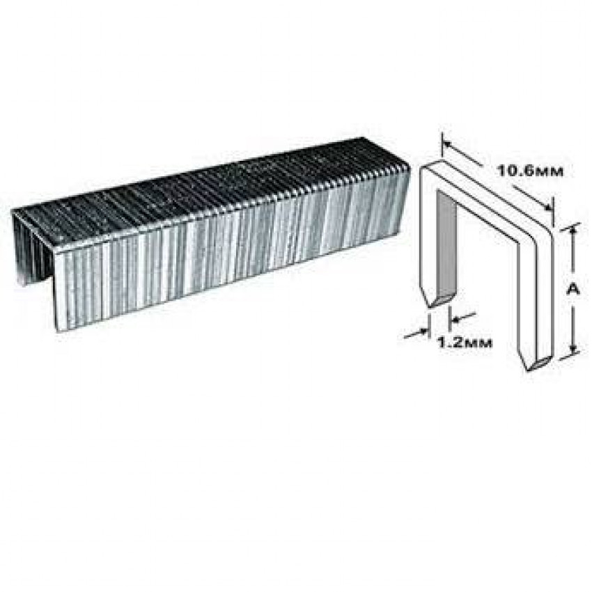 Скоби 10,6 мм, 12 мм, 500 шт, FIT-31212