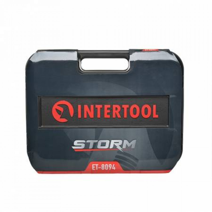 Набір інструментів 1/2" & 1/4", 94 од., Cr-V STORM INTERTOOL ET-8094-ET-8094