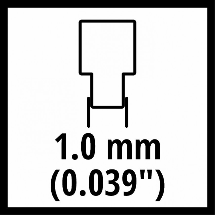 Ланцюг пильний Einhell 15 см, 1.0 мм, 28T, 7.62 мм (4500174)-