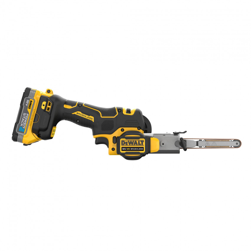 Напилок стрічковий акумуляторний безщітковий DeWALT DCM200E2T-DCM200E2T