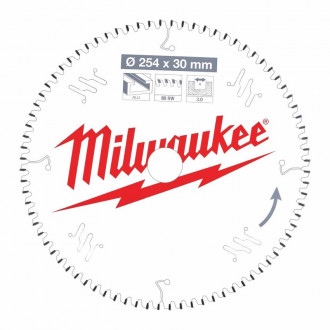 Диск пильний MILWAUKEE, Ø254/30мм, 80 зуб.-[articul]