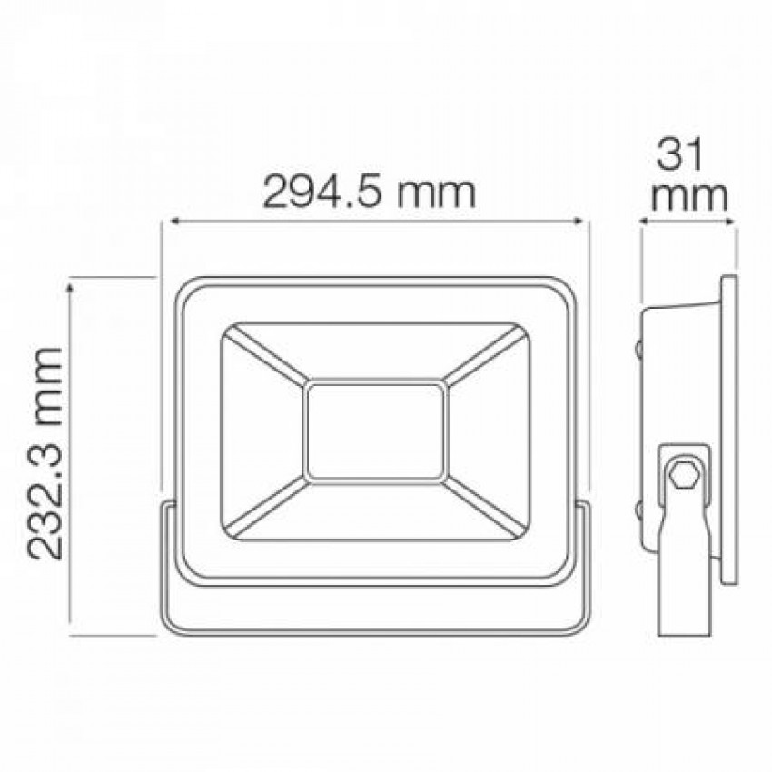 Прожектор світлодіодний ASLAN-10 10W 2700K-068-010-0010-030