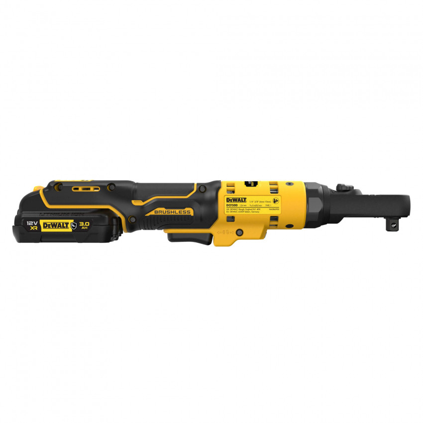 Гайкокрут кутовий - ключ-храповик акумуляторний безщітковий DeWALT DCF500L2G-DCF500L2G