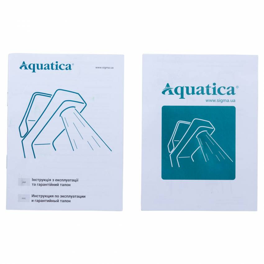 Змішувач PL 1/2" для кухні гуска коротке вухо на гайці AQUATICA (PL-4B355C)-PL-4B355C