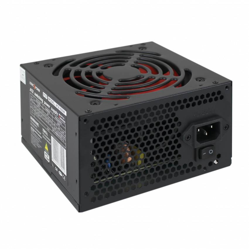 Комп'ютерний блок живлення ATX-550W, 12см, 4xSATA, PCI Dх2 6PIN 24 pin power-