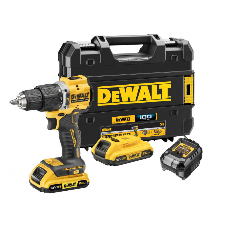 Дриль-шурупокрут 100 YEARS DeWALT DCD100YD2T-DCD100YD2T