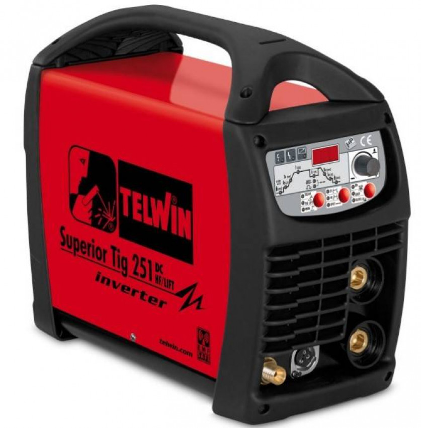 Аппарат аргонно-дуговой сварки Telwin SUPERIOR TIG 251 DC-HF/LIFT VRD 400V-816029