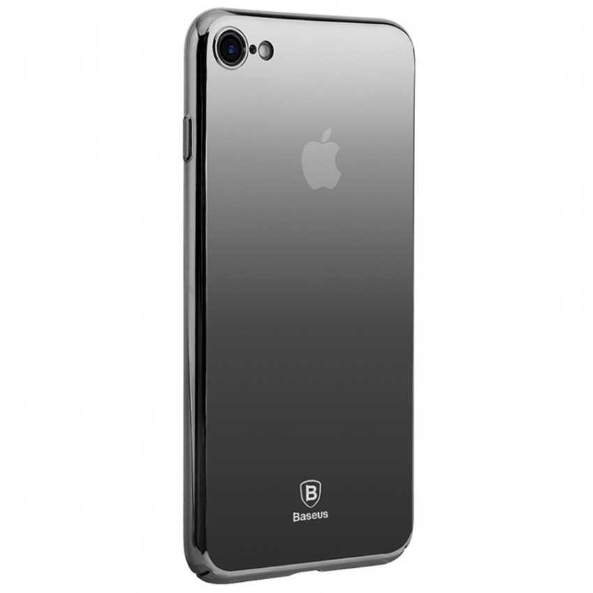 Чохол Baseus для iPhone SE 2020/8/7 Glass Mirror Black (WIAPIPH7-GZ01)-