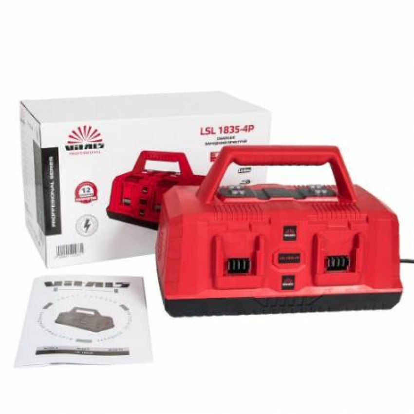 Зарядний пристрій для акумуляторів Vitals Professional LSL 1835-4P SmartLine-120286