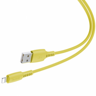 Кабель Baseus Colorful USB 2.0 to Lightning 2.4A 1.2M Жовтий (CALDC-0Y)