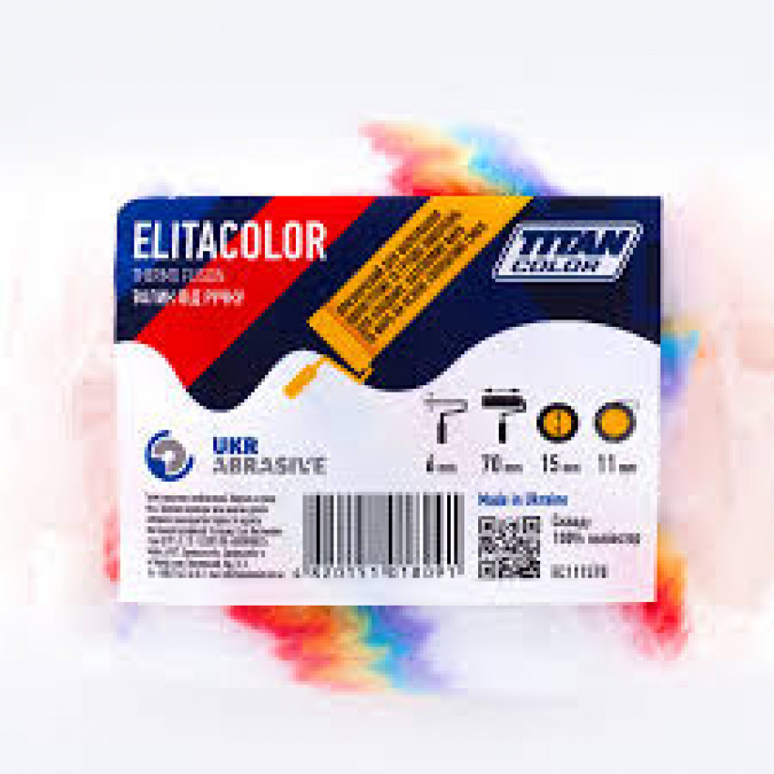 Валик Elitacolor під ручку, 6*15*100 мм, ворс 11 мм, TITAN COLOR  (3 шт)-EC1115100