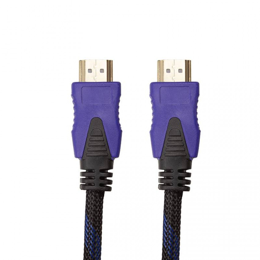 Відео кабель PowerPlant HDMI - HDMI, 25м, позолочені конектори, 1.4V, Nylon, Double ferrites-KD00AS1208