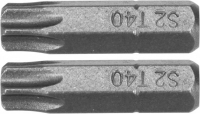 Викрутка насадка YATO: &quot;TORX&quot; T40 x 25 мм, HEX 1/4&quot;, AISI S2, 2 шт-[articul]