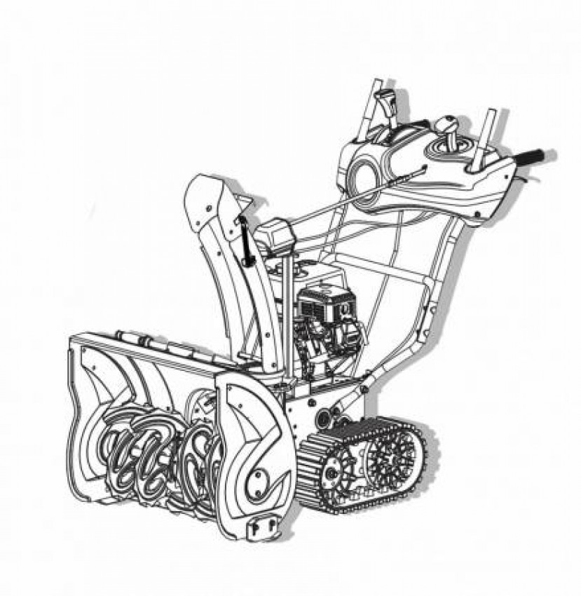 Снігоприбирач бензиновий SEQUOIA SST7067LCT-TRACK-SST7067LCT-TRACK