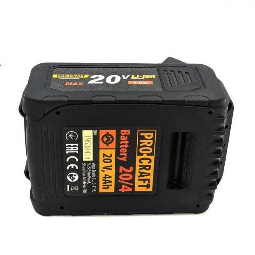 Акумуляторна батарея Procraft UNIVERSAL Battery 20/4 4 А/г-Battery20/4