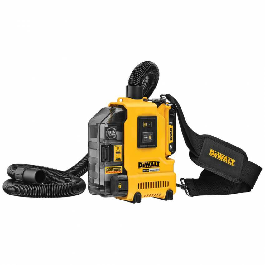 Пилосос акумуляторний безщітковий DeWALT DWH161D1-DWH161D1