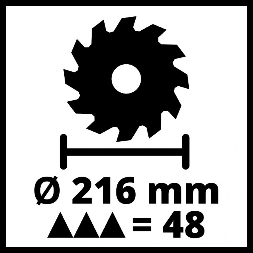 Пила торцеві Einhell TC-MS 216 (4300370) - ПОШКОДЖЕНЕ ПАКУВАННЯ!-