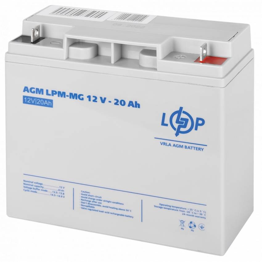 Акумулятор мультигелевий AGM LPM-MG 12V - 20 Ah для Mercedes-