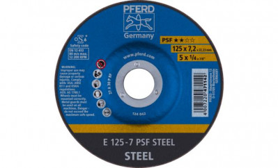 Круг зачисний 125*7,2*22  PSF STEEL сталь, чавун-[articul]