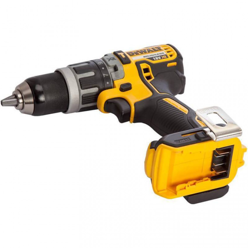 Дриль-шуруповертний акумуляторний безщітковий ударний DeWALT DCD796P2-DCD796P2