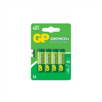 Батарейка GP GREENCELL 1.5V сольова 15G-2UE4, R6, AA блістер-[articul]