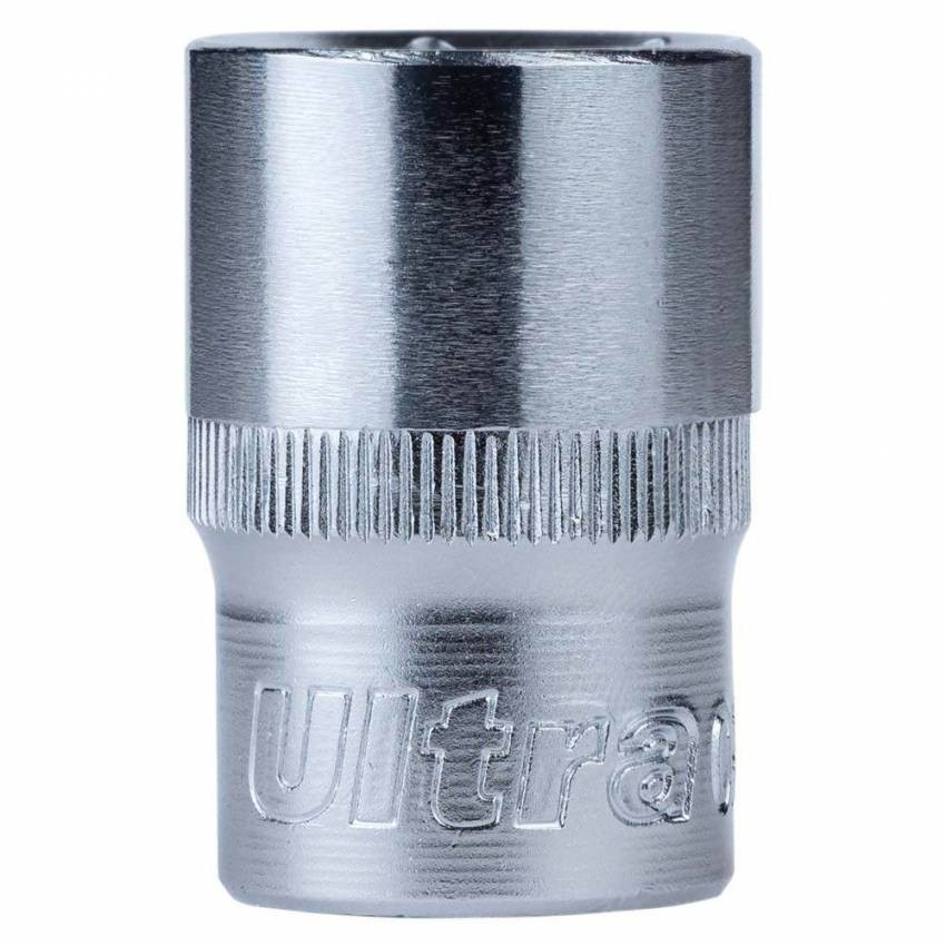 Насадка шестигранна коротка 1/2" 19мм CrV ULTRA (6070192)-6070192