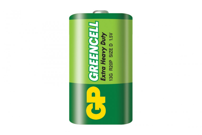 Батарейка GP GREENCELL 1.5V сольова ,13G-S2, R20,D-13G/R20