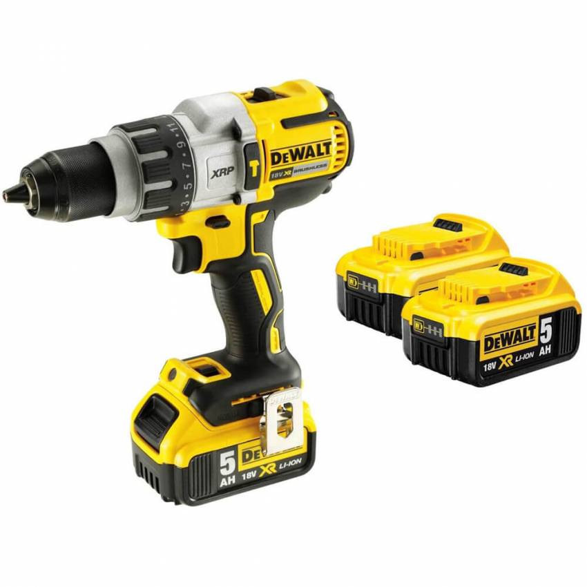 Дриль-шуруповертний акумуляторний безщітковий ударний DeWALT DCD996P3-DCD996P3